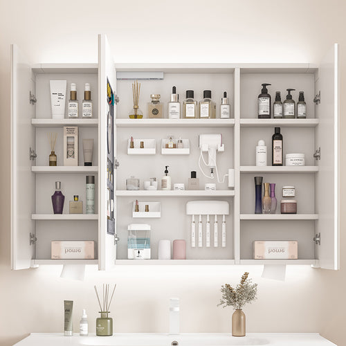 Elegant Luxury Curved Large Mirror Cabinet